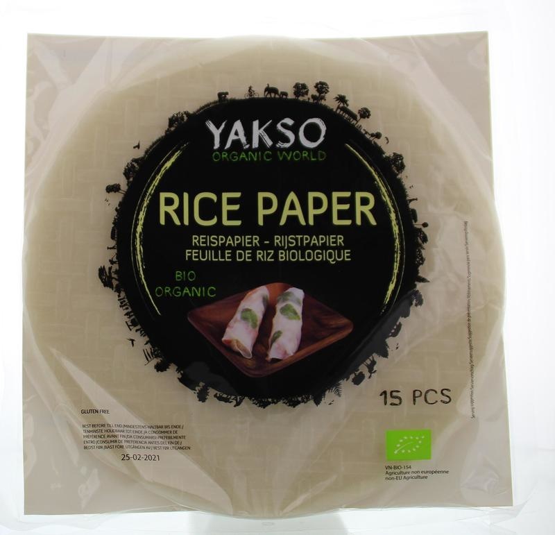 Yakso Yakso Rijstpapier bio (150 gr)