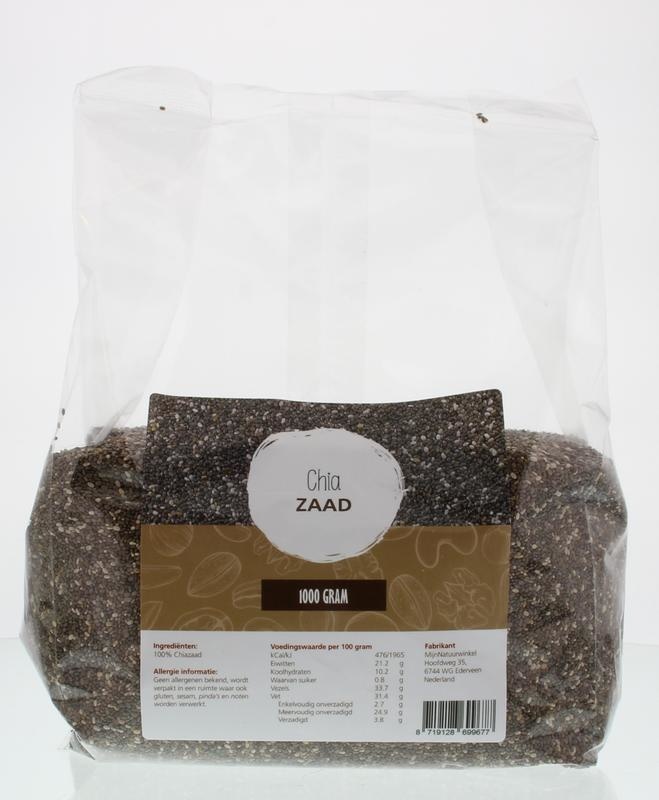 Mijnnatuurwinkel Mijnnatuurwinkel Chia zaad (1 Kilogr)