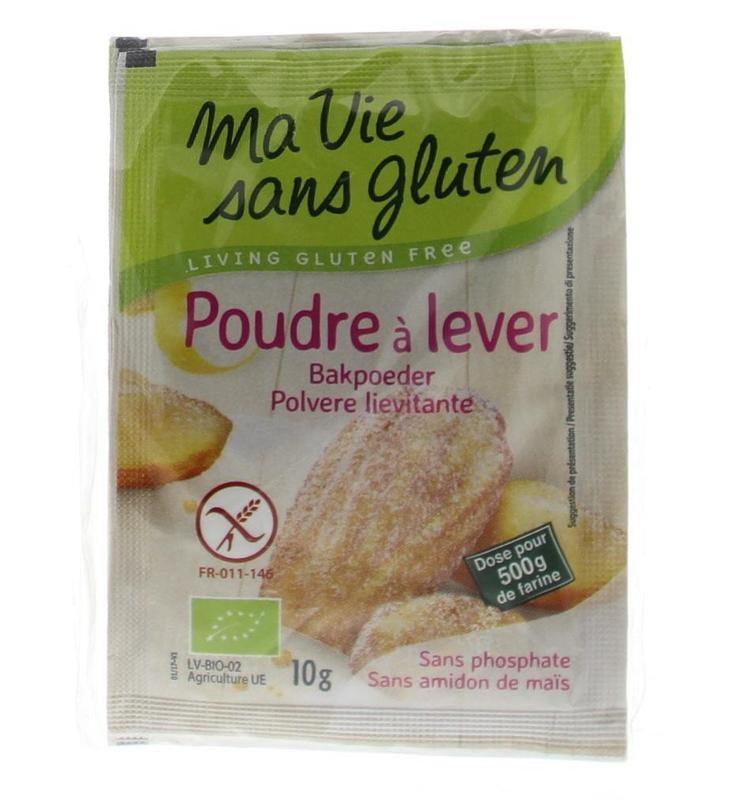 Ma Vie Sans Ma Vie Sans Bakpoeder 4 x 10 gr glutenvrij bio (40 gr)