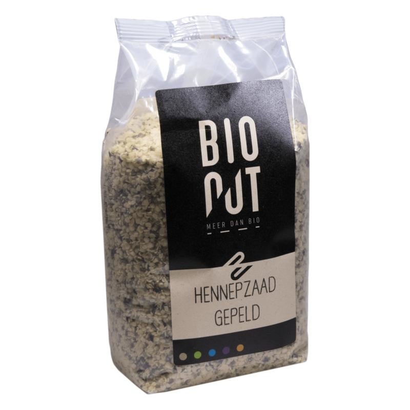 Bionut Bionut Hennepzaad gepeld bio (500 gr)