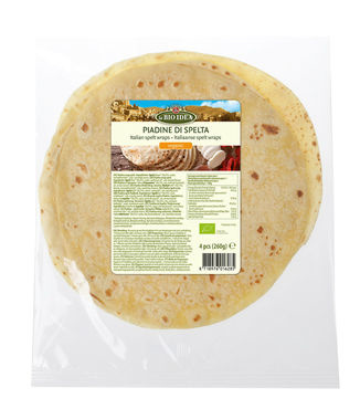 Bioidea Bioidea Spelt piadine wrap bio (4 st)