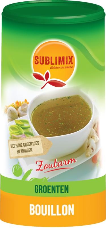 Sublimix Sublimix Groentebouillon zoutarm glutenvrij (260 gr)