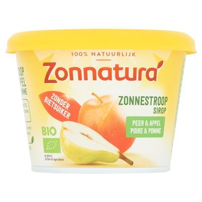 Zonnatura Zonnatura Zonnestroop peer/appel bio (300 gr)