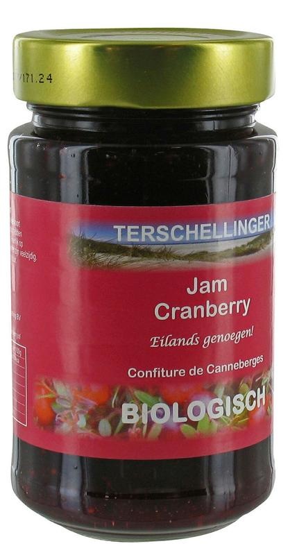 Terschellinger Terschellinger Cranberry jam broodbeleg eko bio (250 gr)