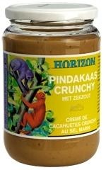 Horizon Horizon Pindakaas crunchy met zeezout eko bio (650 gr)