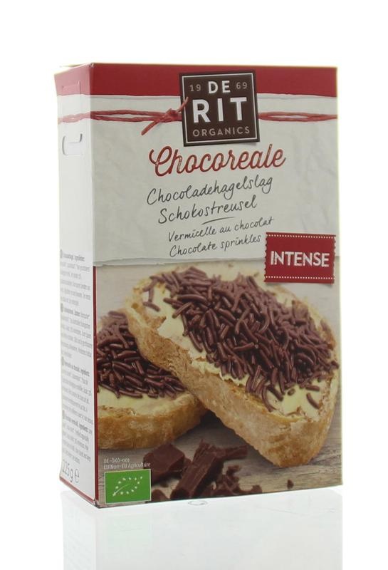 De Rit De Rit Chocoreale hagelslag puur bio (225 gr)