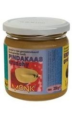 Monki Monki Pindakaas crunchy met zout eko bio (330 gr)