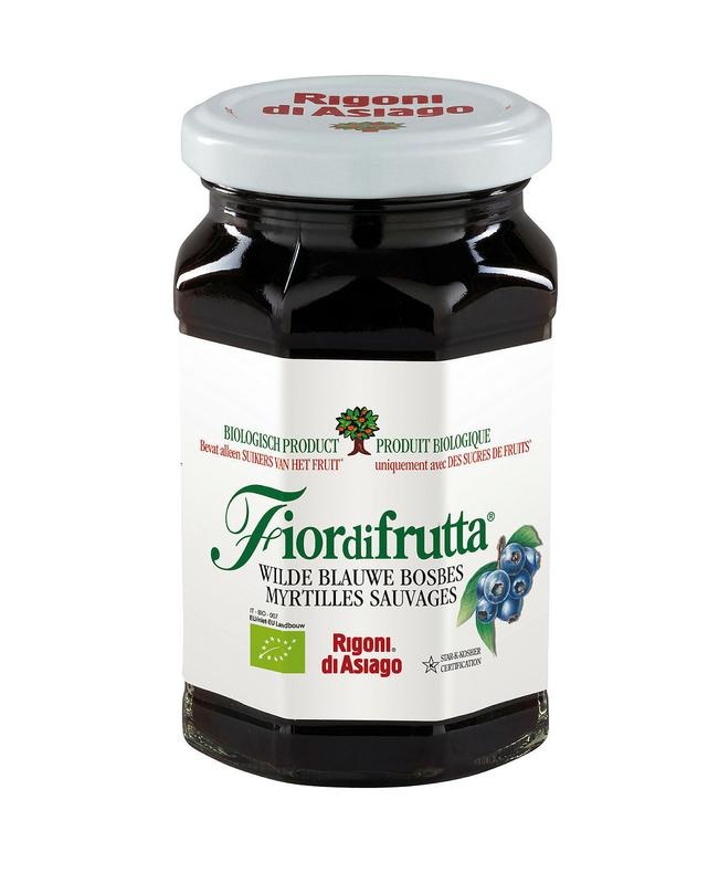 Fiordifrutta Fiordifrutta Blauwe bosbesjam bio (250 gr)