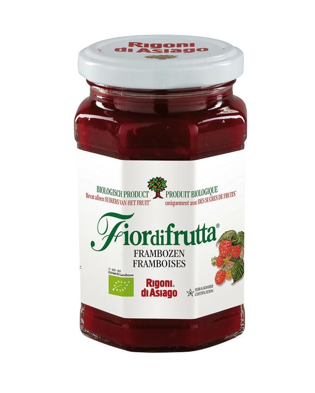 Fiordifrutta Fiordifrutta Frambozenjam bio (250 gr)