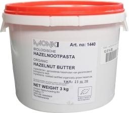 Monki Monki Hazelnootpasta eko bio (3 Kilogr)