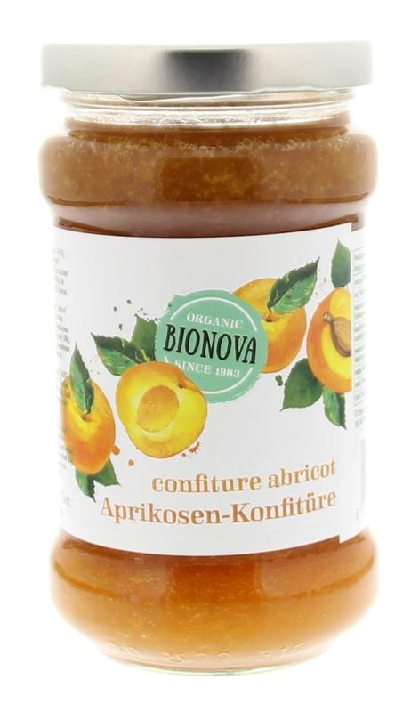 Bionova Abrikozen jam (340 gram)