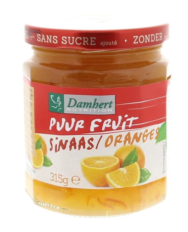 Damhert Damhert Puur fruit Sinaasappel confiture (315 gr)