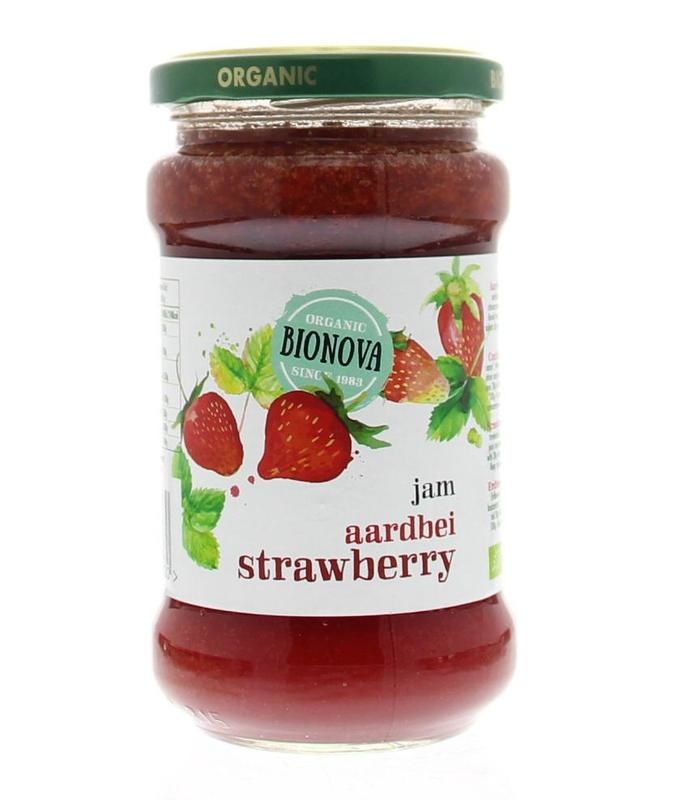 Bionova Bionova Aardbeienjam bio (340 gr)