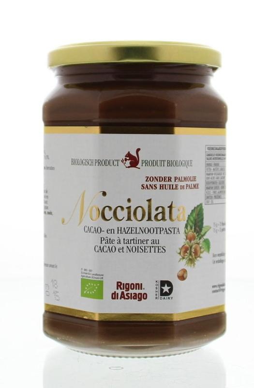 Nocciolata Nocciolata Chocolade hazelnootpasta bio (700 gr)