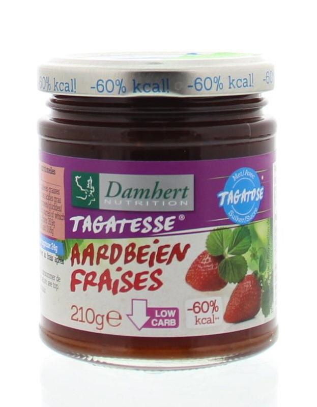 Damhert Damhert Dieetconfituur aardbei (210 gr)