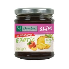 Damhert Dieetconfituur exotic (210 gr)