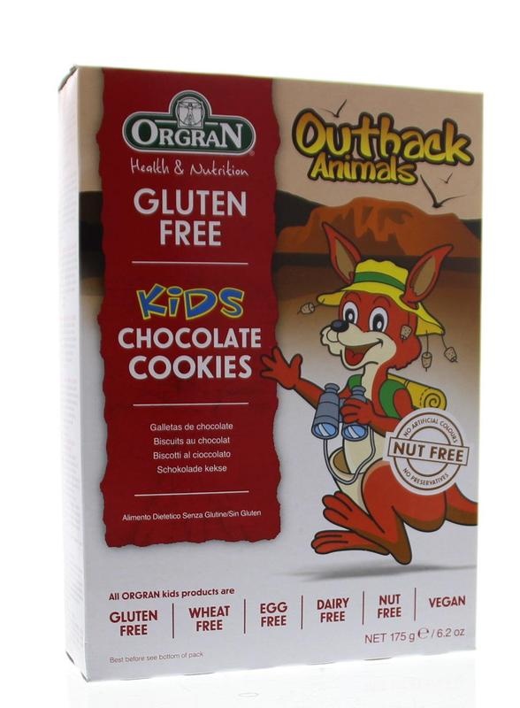 Orgran Orgran Dierenkoekjes chocolade (175 gr)