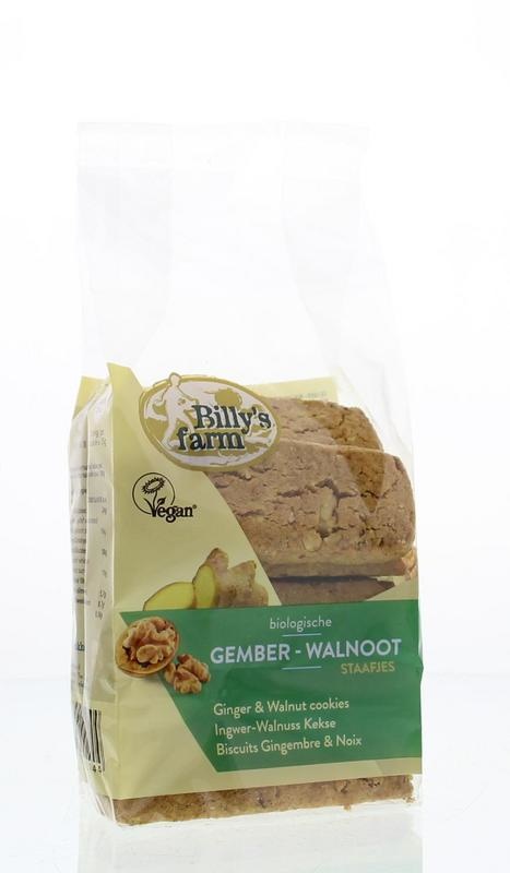 Billy's Farm Billy's Farm Gember walnootstaafjes bio (175 gr)