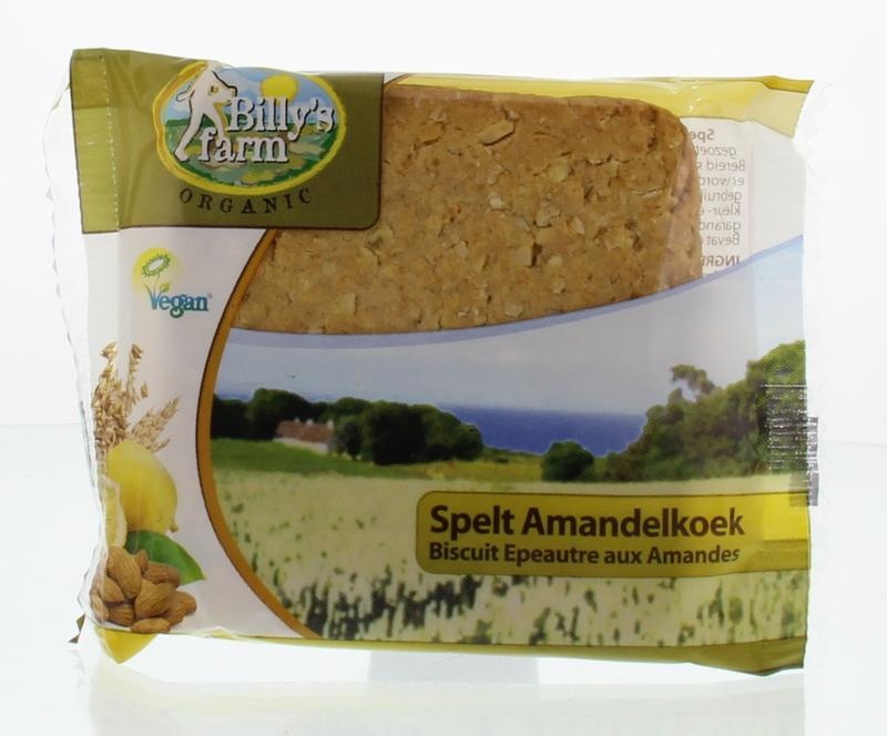 Billy's Farm Billy's Farm Spelt amandelkoeken bio (50 gr)