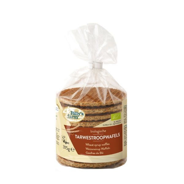 Billy's Farm Billy's Farm Tarwestroopwafels bio (315 gr)