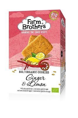 Farm Brothers Gember & citroen koekjes (150 gram)