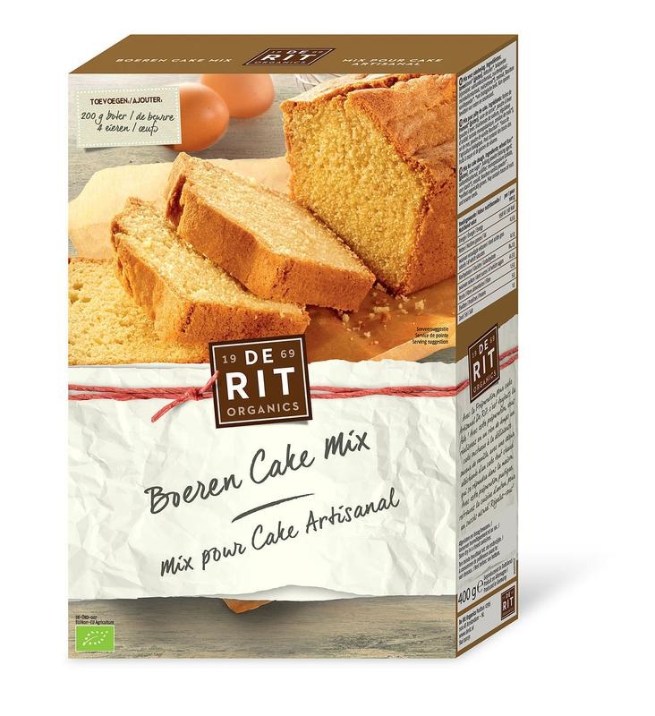 De Rit De Rit Boeren cake mix bio (400 gr)