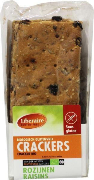 Liberaire Liberaire Crackers rozijnen bio (250 gr)