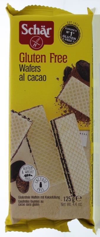 Dr Schar Dr Schar Wafels chocolade (125 gr)