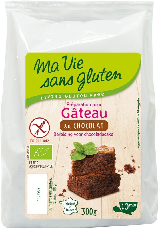 Ma Vie Sans Ma Vie Sans Chocolade cakemix glutenvrij bio (300 gr)