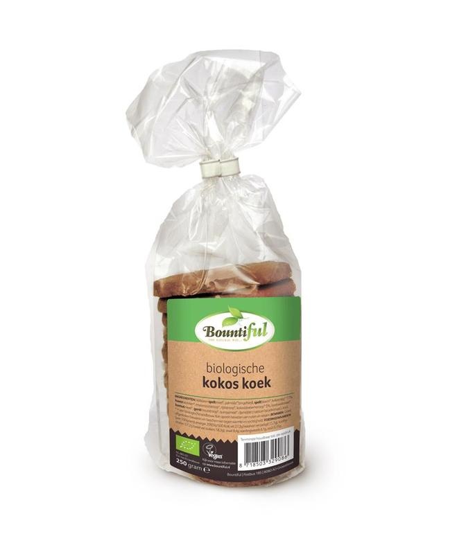 Bountiful Bountiful Kokos koek bio (250 gr)