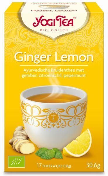 Yogi Tea Yogi Tea Ginger lemon munt bio (17 Zakjes)