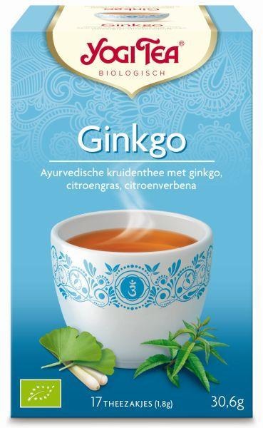 Yogi Tea Yogi Tea Ginkgo bio (17 Zakjes)