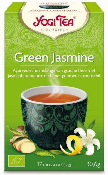 Yogi Tea Yogi Tea Green jasmine bio (17 Zakjes)