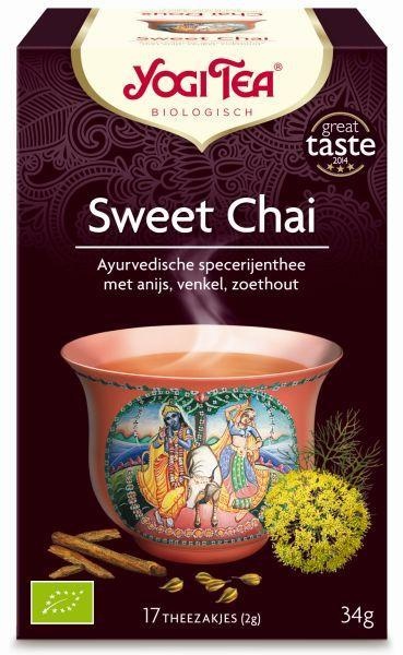 Yogi Tea Yogi Tea Sweet chai bio (17 Zakjes)