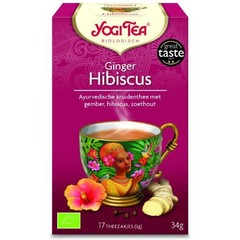 Yogi Tea Ginger hibiscus bio (17 Zakjes)