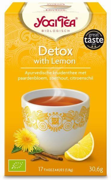 Yogi Tea Yogi Tea Detox with lemon bio (17 Zakjes)