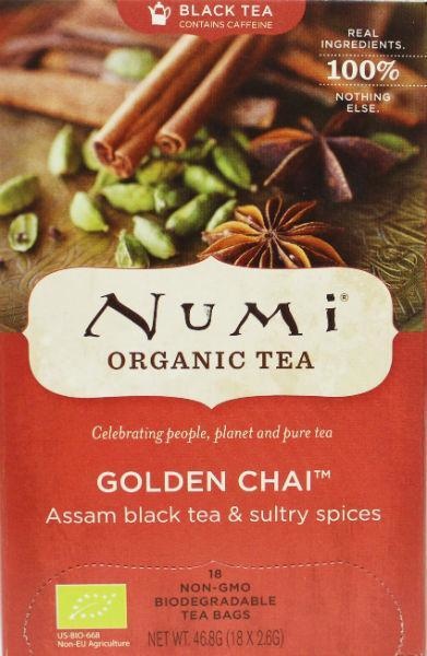 Numi Numi Golden chai bio (18 Zakjes)