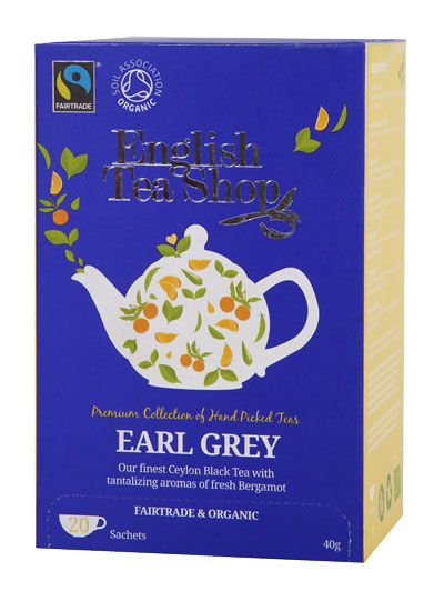 English Tea Shop English Tea Shop Earl grey bio (20 Zakjes)