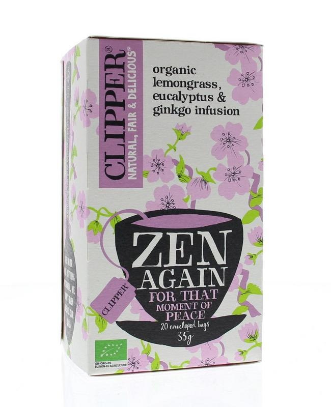 Clipper Clipper Zen again bio (20 Zakjes)