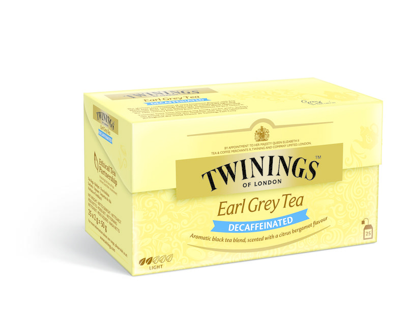 Twinings Twinings Earl grey decaf envelop zwart (25 Zakjes)