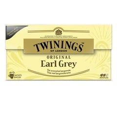 Twinings Earl grey envelop zwart (25 stuks)