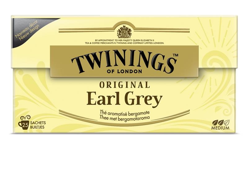 Twinings Twinings Earl grey envelop zwart (25 st)