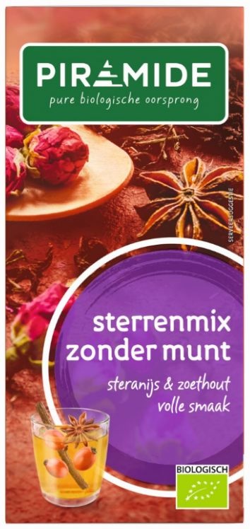 Piramide Piramide Sterrenmix zonder munt thee eko bio (20 Zakjes)