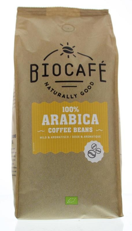 Biocafe Biocafe Koffiebonen arabica bio (1 Kilogr)