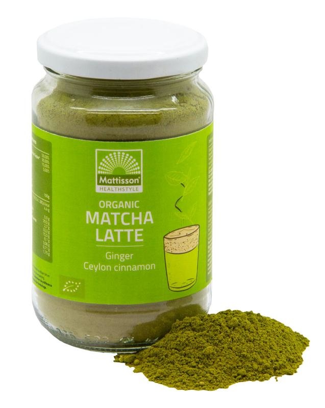 Mattisson Mattisson Latte matcha gember - Ceylon kaneel bio (140 gr)