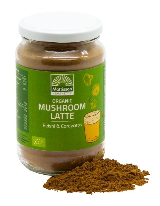 Mattisson Mattisson Latte mushroom reishi - cordyceps bio (160 gr)