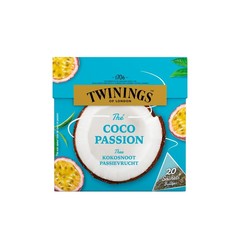 Twinings Zwarte thee kokosnoot passievrucht (20 Zakjes)