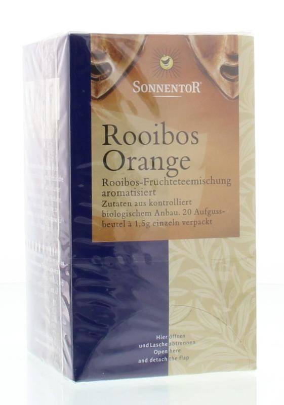 Sonnentor Sonnentor Rooibos en sinaasappel thee bio (20 Zakjes)
