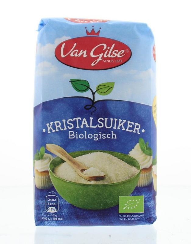 Van Gilse Van Gilse Kristalsuiker halfwit bio (750 gr)