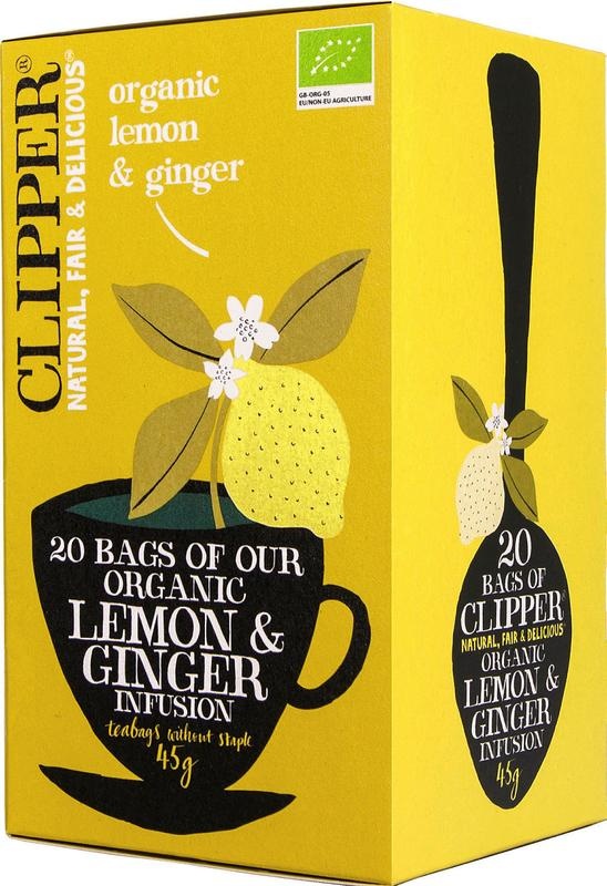 Clipper Clipper Lemon & ginger tea bio (20 Zakjes)